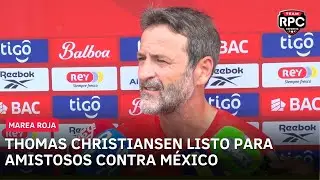 Thomas Christiansen habla sobre los próximos amistosos de Panamá U23 vs México