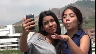 Teen Female Friends Taking A Selfie