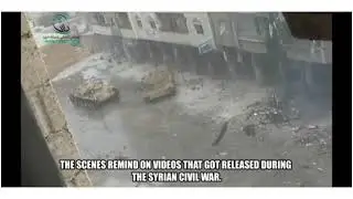 Ukraine War | Russian Tank Fires Directly At Residential Building • Nearly Hits Person Filming