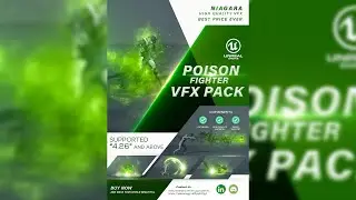 UE | Poison Fighter - VFX Spell Package [4K]
