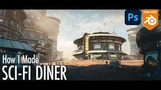 How I Made This Sci-Fi Diner in Blender