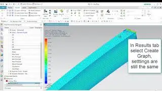 How to create a simple graph of stresses using coordinates and retrieve reaction force, NX12 Siemens
