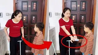 爸爸和一个女人在逛街，妈妈马上就要发脾气了，结果那个人是奶奶！
