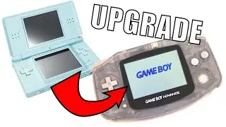 Upgrading a Gameboy Advance screen with a Nintendo DS screen kit