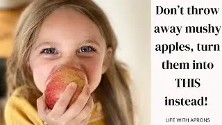 Don't throw away mushy apples, turn them into THIS instead!