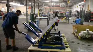 VERTI-LIFT 90-DEGREE TILT TABLE WITH REMOVABLE FORKS