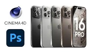3D Modeling The iPhone 16 Pro Timelapse (3D Model Available)