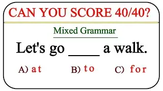 English Grammar Test 🌟 99% Fail This Mixed Grammar quiz
