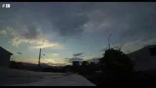 Amanecer. Secuencia de fotos.
