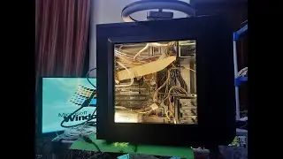 Socket 7 Inverse Sleeper Retro PC Build Featuring a Pentium 100MHz