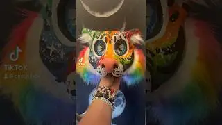 I love making rainbow tigers!! :D #therian #furry #theriangear #fursuit #rainbow #tiger #therianmask