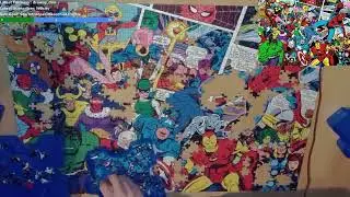 Marvel Challenge Puzzle (Ravensburger) - 1000 pieces Timelapse