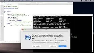 Create, Compile, and Run both C++ and Java programs on Mac using TextMate and the Terminal
