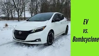 2023 Nissan Leaf: Winter efficiency, Handling, & Fast Charging Electrify America Vs. EvGO