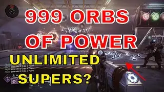999 ORBS OF POWER GLITCH - ANYWHERE WITH ENEMIES FULL 2 SUPERS WORTH OF ORBS