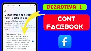 Cum să dezactivați contul Facebook 2024||Dezactivați Facebook