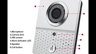 Wireless WiFi Video Visual Door Phone Doorbell Intercom for Smartphone or Tablet from acetoys eu