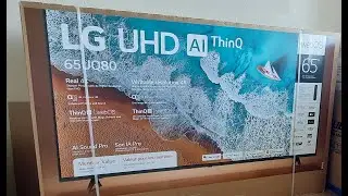Unboxing & Setup | LG 65 Inch Class UQ8000 AUB series LED 4K UHD | Smart webOS 22 w/ ThinQ AI TV