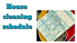 House Cleaning Schedule/Planner/Check List. Bullet Journal in Malayalam