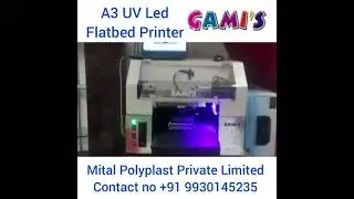 Flatbed Printing Machine / A3 UV Led Flatbed Printer-GAMI'S - Made in India
