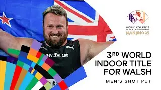 Walsh launches 21.65m shot put throw for gold | World Indoor Championships Nanjing 25
