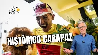 🇪🇨 CARAPAZ se viste de LÍDER en el TOUR de FRANCIA 🇨🇵