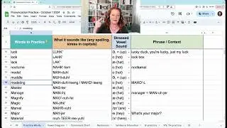 American English Pronunciation Practice - October 1, 2024