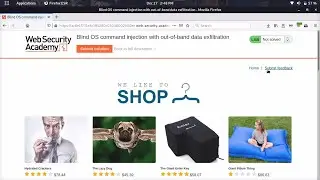 Blind OS command injection with out of band data exfiltration (Video Solution) 2020-2021