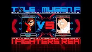 Mugen 4v4 (Request) Team Elastigirl Vs Team Peter Griffin