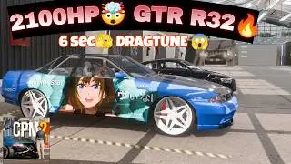 😱2100hp GTR R32🔥 DRAGTUNE Car Parking Multiplayer 2 | 6sec Drag Tune | AKSHNILAM