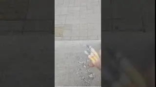 Korean girl Chainsmoking spitting 41 Puddle