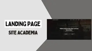 Projeto LandingPage Academia - HTML/CSS - Passo a passo - Básico