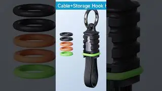 Portable USB4 Keychain Cable ⚡️✨ #gadgets #shorts