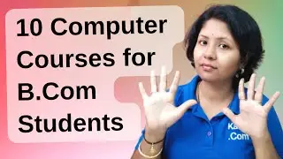 Which Computer Course is best for B.Com Students