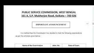 WBCS PRELIMS 2022: PRELIMS DATE OFFICIAL NOTIFICATION