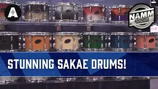 Stunning Sakae Drums - Heritage, Kits, Hardware and Snares! - NAMM 2020