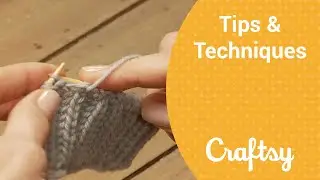How to Knit Brioche Purl Stitches