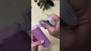 Make delightful Christmas candles with crepe paper