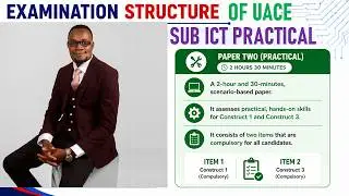 How to Approach UACE SUB ICT Practical ITEMS 1 & 2 | Using docx, pptx, pub, xlsx, and accdb 2026.