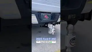 2023 Ford F-350 with Weigh Safe 180 Adjustable 3”inch Hitch