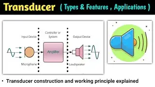 transducer | transducer in hindi | transducer and its type | transducer and sensor | working