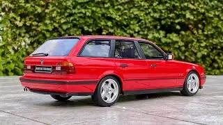 Unboxing 1/18 OttOmobile BMW E34 Touring M5 Mugello Red | Scale Diecast Model Car Review