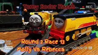 Tomy Sodor Races | Round 2 Race 13 | Molly Vs Rebecca