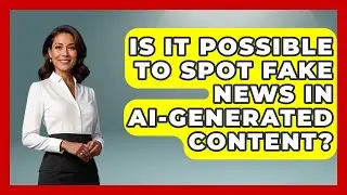 Is It Possible to Spot Fake News in AI-Generated Content? | Media Literacy For Everyone News