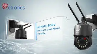 Ctronics 5MP 30X Optical Zoom Metal WIFI Security Camera With Auto Cruise & 360° View