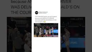A D1 College Basketball Ref ORDERS UBER EATS MID GAME & THE GAME GETS DELAYED 😭