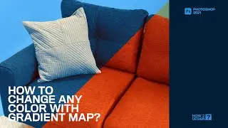 How to use Gradient map to change any colour