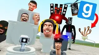 Les SKIBIDI TOILET SECRETS sur Gmod !!