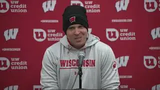 Wisconsin Football: Jim Leonhard Postgame Press Conference at Iowa (11/12/22)
