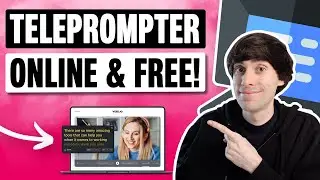 Online Teleprompter for Video - FREE!  (Never forget your script again)
